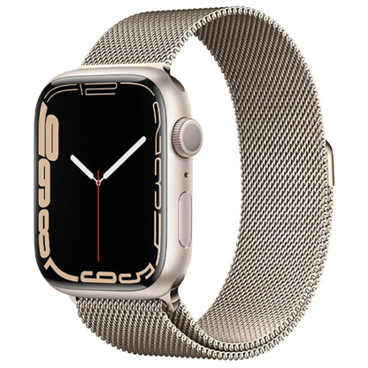 Bracelet magnétique en acier inoxydable  pour Apple Watch Series 9,8,7 41 mm /  SE & SE 2 40 mm