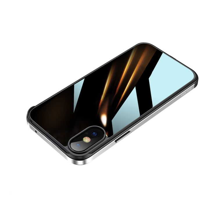 Coque métallique en aluminium antichoc en TPU Pour iPhone X / XS