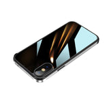 Coque métallique en aluminium antichoc en TPU Pour iPhone X / XS