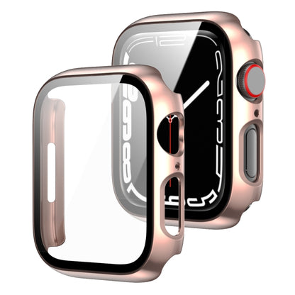 Cadre protecteur en verre trempé pour Apple Watch 7,8,9 41mm et 45mm