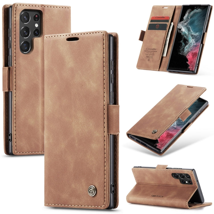 Etui en cuir multifonctionnel Pour Samsung Galaxy S22 Ultra 5G