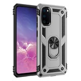 Coque antichoc TPU + PC avec support rotatif à 360 degrés Pour Galaxy S20