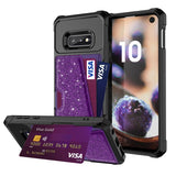 Coque Glitter Sac Magnetic Card Sac Pour Samsung Galaxy S10e