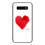 Coque en verre peint coloré Pour Samsung Galaxy S10+