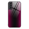 Coque Texture Gradient Glass TPU Pour Samsung Galaxy S21 5G