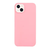 Coque en silicone givré de couleur unie Pour iPhone 14 Plus