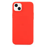 Coque en silicone givré de couleur unie Pour iPhone 14 Plus