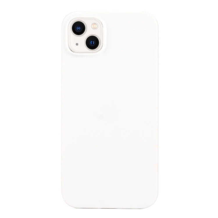 Coque en silicone givré de couleur unie Pour iPhone 14 Plus