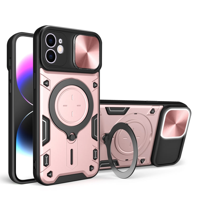 Coque CD Texture Sliding Camshield Magnetic Holder Pour iPhone 11