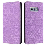 Coque Ethnic Embossed Adsorption Leather Pour Samsung Galaxy S10e