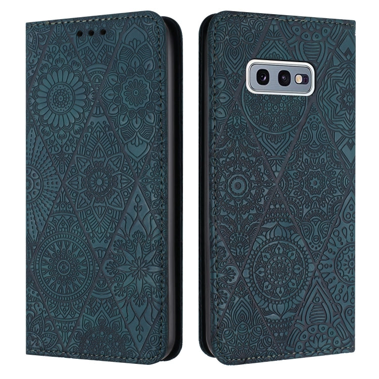 Coque Ethnic Embossed Adsorption Leather Pour Samsung Galaxy S10e