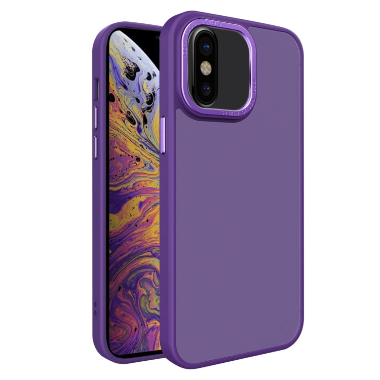 Coque arrière en acrylique TPU Edge Pour iPhone X / XS