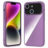 Coque grande fenêtre acrylique en TPU Pour iPhone 15