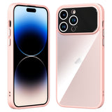 Coque grande fenêtre acrylique en TPU Pour iPhone 14 Pro