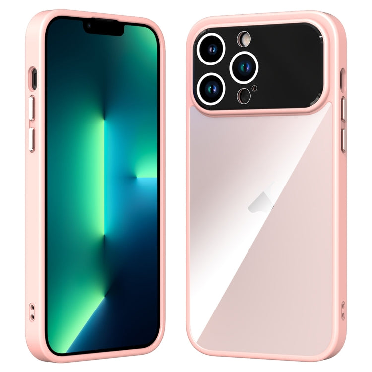 Coque grande fenêtre acrylique en TPU Pour iPhone 13 Pro Max