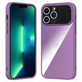 Coque grande fenêtre acrylique en TPU Pour iPhone 13 Pro Max