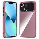 Coque grande fenêtre acrylique en TPU Pour iPhone 13