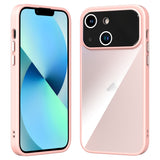 Coque grande fenêtre acrylique en TPU Pour iPhone 13