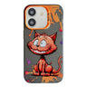 Coque iPhone 11 de peinture à l'huile avec motif animal en PC + TPU