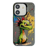 Coque iPhone 11 de peinture à l'huile avec motif animal en PC + TPU