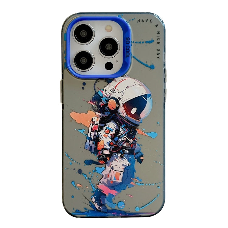 Coque iPhone 12 Pro de peinture à l'huile avec motif animal en PC + TPU