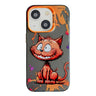 Coque peinture à l'huile avec motif animal en PC + TPU pour iPhone 13