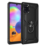 Coque de protection antichoc avec support rotatif à 360 degrés Pour Galaxy A31