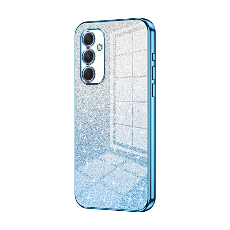 Coque électrolytique en poudre de paillettes dégradées Pour Samsung Galaxy A54 5G