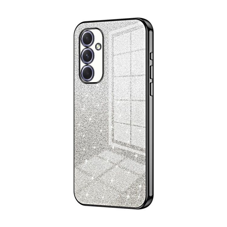 Coque électrolytique en poudre de paillettes dégradées Pour Samsung Galaxy A54 5G