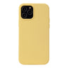 Coque antichoc en silicone liquide de couleur unie Pour iPhone 12 mini