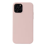 Coque antichoc en silicone liquide de couleur unie Pour iPhone 12 mini