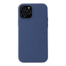 Coque antichoc en silicone liquide de couleur unie Pour iPhone 12 mini