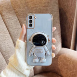 Coque Plating Astronaut Holder Pour Samsung Galaxy A51