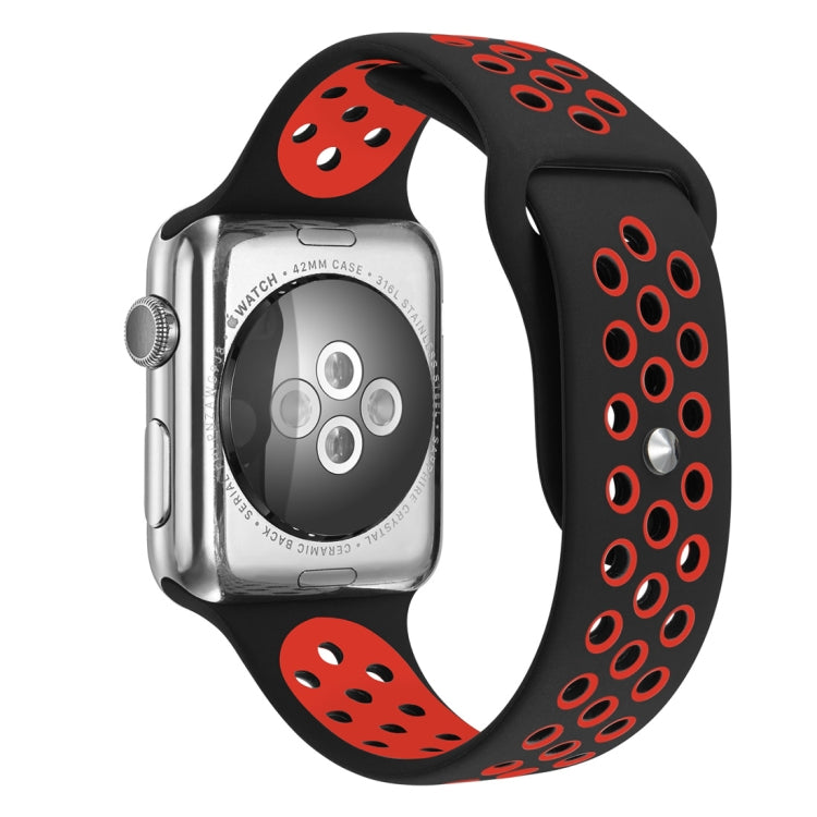 Bracelet de sport en silicone classique Pour Apple Watch Series 9,8,7 41 mm / SE 2 & SE  40 mm