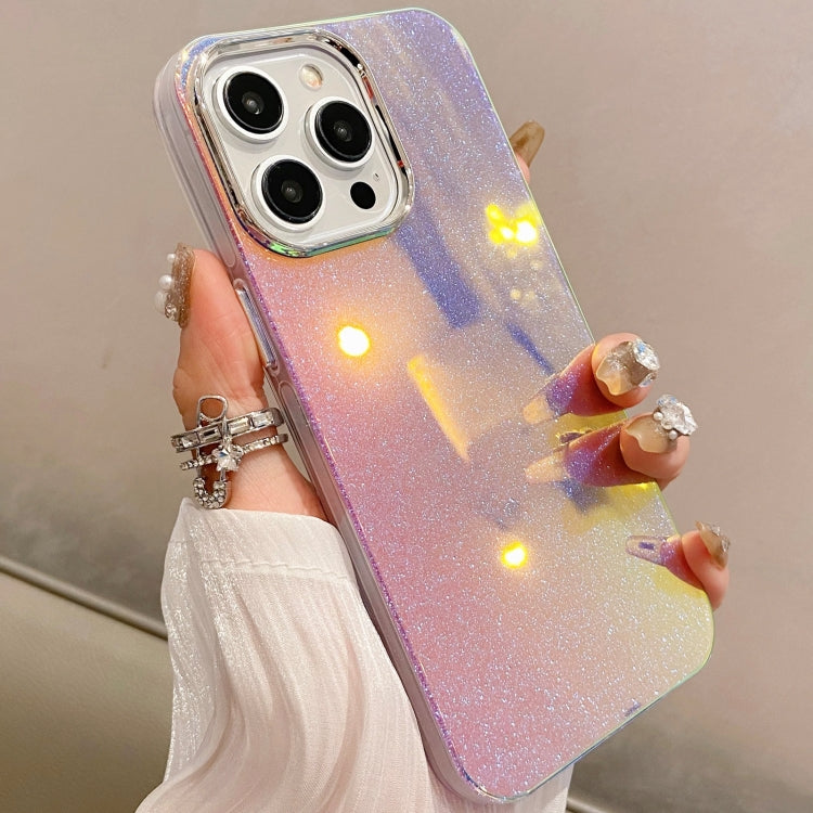 Coque iPhone 15 Pro avec Effet Miroir Pailleté IMD