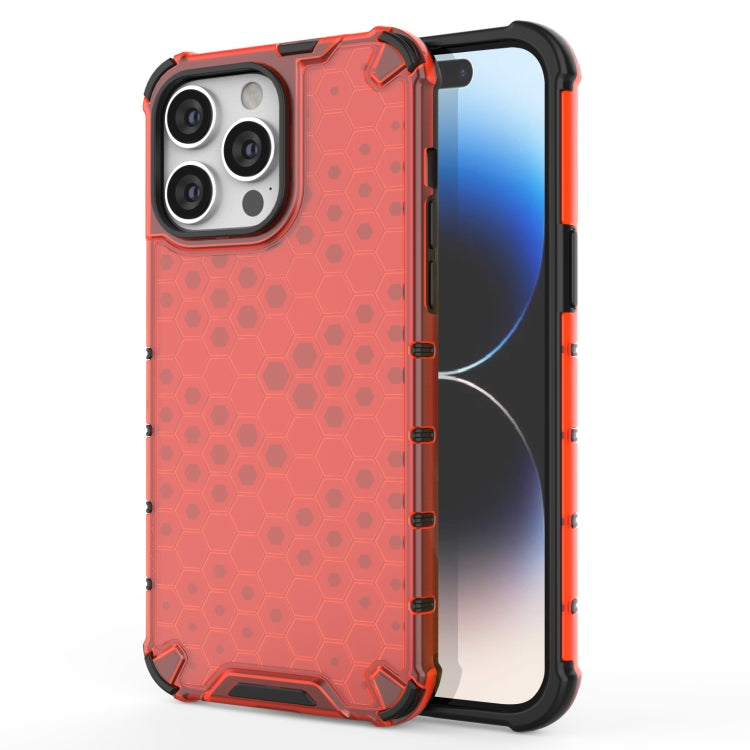 Coque iPhone 15 Pro Max en motif nid d'abeille