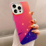 Coque iPhone 15 Pro Max avec Effet Miroir Pailleté IMD