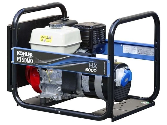 Groupe electrogene monophasé essence 230V 6000W HONDA HX6000 SDMO Groupe electrogene monophasé essence 230V 6000W HONDA HX6000 SDMO